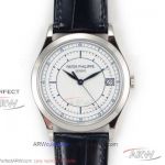 ZF Factory Patek Philippe Calatrava 5296G-001 38mm Cal.324SC Automatic Watch - White Sector Dial